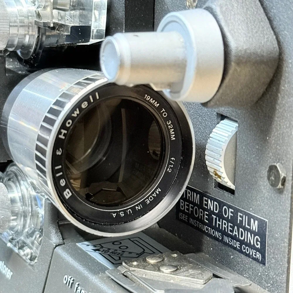 Bell & Howell Filmosonic 1745C Super 8 Sound Movie Projector w/ Mic Reel Manual